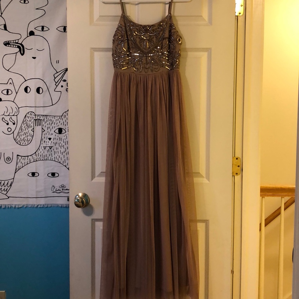Dusty rose special occasion dress (size 2)